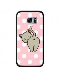 Coque Chat Chaton Pois pour Samsung Galaxy S7 - Maryline...