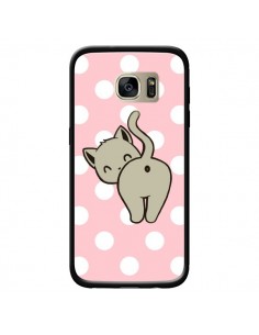Coque Chat Chaton Pois pour Samsung Galaxy S7 Edge -...