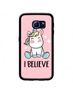 Coque Licorne I Believe pour Samsung Galaxy S6 Edge -...
