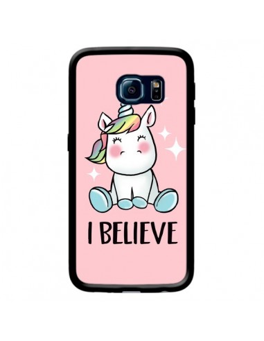 Coque Licorne I Believe pour Samsung Galaxy S6 Edge - Maryline Cazenave