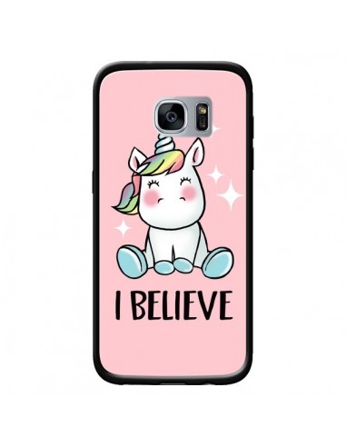 Coque Licorne I Believe pour Samsung Galaxy S7 - Maryline Cazenave