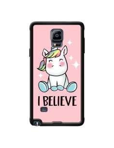 Coque Licorne I Believe pour Samsung Galaxy Note 4 -...