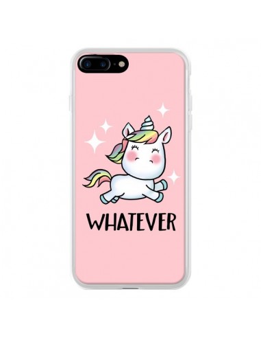 Coque iPhone 7 Plus et 8 Plus Licorne Whatever - Maryline Cazenave