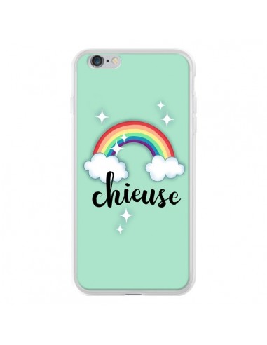 Coque iPhone 6 Plus et 6S Plus Chieuse Arc en Ciel - Maryline Cazenave