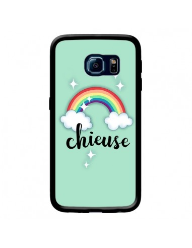 Coque Chieuse Arc en Ciel pour Samsung Galaxy S6 Edge - Maryline Cazenave