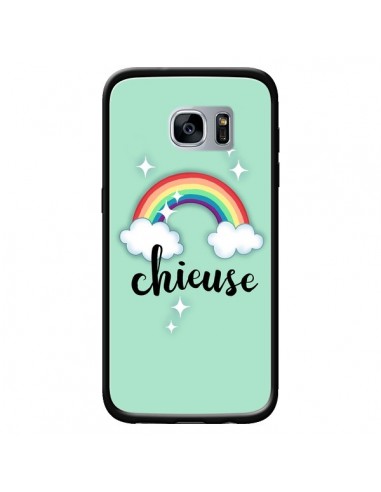 Coque Chieuse Arc en Ciel pour Samsung Galaxy S7 - Maryline Cazenave