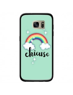 Coque Chieuse Arc en Ciel pour Samsung Galaxy S7 Edge -...