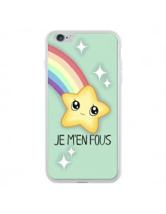 Coque iPhone 6 Plus et 6S Plus Etoile Je m'en fous -...