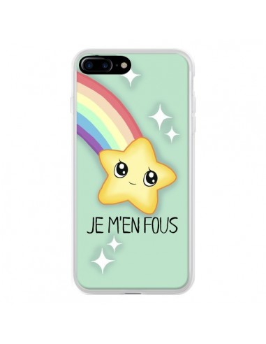 Coque iPhone 7 Plus et 8 Plus Etoile Je m'en fous - Maryline Cazenave