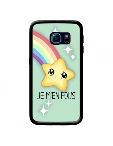 Coque Etoile Je m'en fous pour Samsung Galaxy S6 Edge - Maryline Cazenave