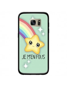 Coque Etoile Je m'en fous pour Samsung Galaxy S7 Edge -...