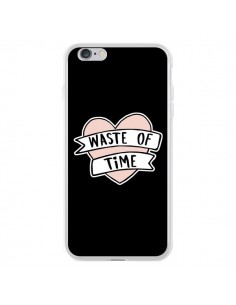 Coque iPhone 6 Plus et 6S Plus Waste of Time Coeur -...