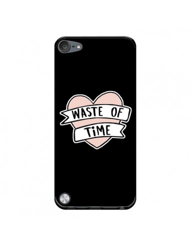 Coque Waste of Time Coeur pour iPod Touch 5/6 et 7 - Maryline Cazenave