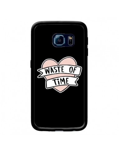 Coque Waste of Time Coeur pour Samsung Galaxy S6 Edge - Maryline Cazenave