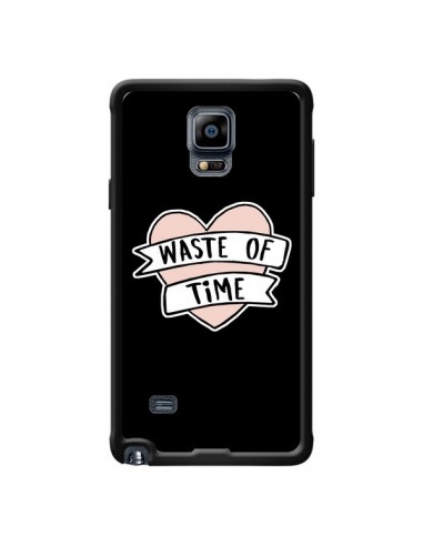 Coque Waste of Time Coeur pour Samsung Galaxy Note 4 - Maryline Cazenave