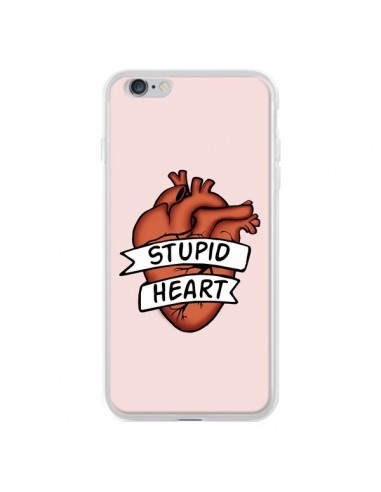 Coque iPhone 6 Plus et 6S Plus Stupid Heart Coeur - Maryline Cazenave