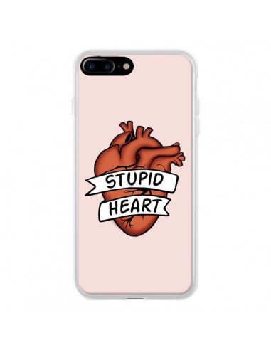 Coque iPhone 7 Plus et 8 Plus Stupid Heart Coeur - Maryline Cazenave