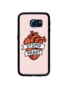 Coque Stupid Heart Coeur pour Samsung Galaxy S6 Edge -...