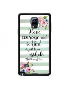 Coque Courage, Kind, Asshole pour Samsung Galaxy Note 4 -...