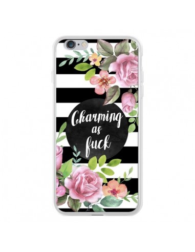 Coque iPhone 6 Plus et 6S Plus Charming as Fuck Fleurs - Maryline Cazenave