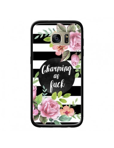 Coque Charming as Fuck Fleurs pour Samsung Galaxy S7 Edge - Maryline Cazenave