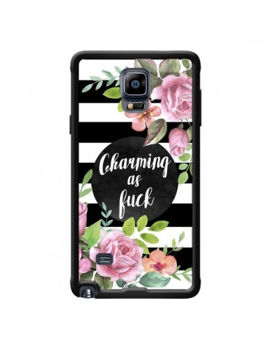 Coque Charming as Fuck Fleurs pour Samsung Galaxy Note 4 - Maryline Cazenave