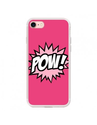 Coque iPhone 7/8 et SE 2020 Pow Bulles BD Comics - Maryline Cazenave