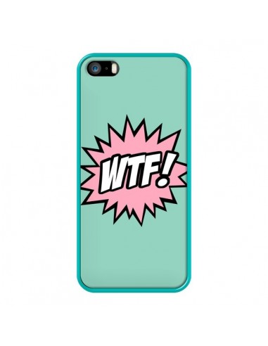 Coque iPhone 5/5S et SE WTF Bulles BD Comics - Maryline Cazenave