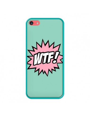 Coque iPhone 5C WTF Bulles BD Comics - Maryline Cazenave