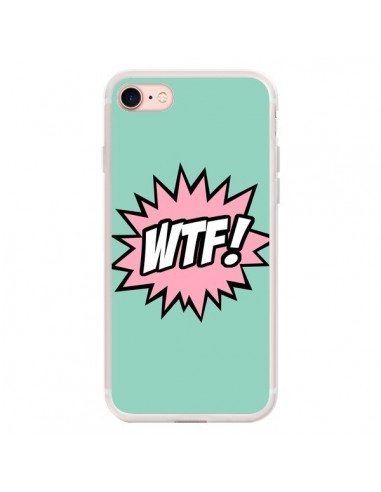 Coque iPhone 7/8 et SE 2020 WTF Bulles BD Comics - Maryline Cazenave