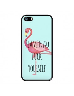 Coque iPhone 5/5S et SE Flamingo Fuck Yourself - Maryline...