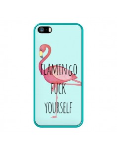 Coque iPhone 5/5S et SE Flamingo Fuck Yourself - Maryline... 2