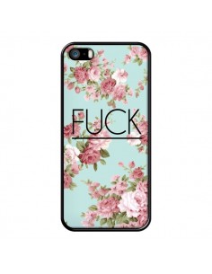 Coque iPhone 5/5S et SE Fuck Fleurs - Maryline Cazenave