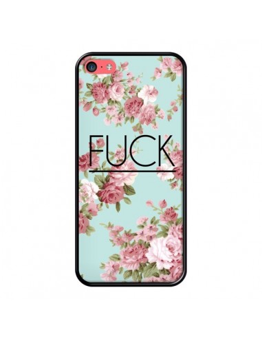 Coque iPhone 5C Fuck Fleurs - Maryline Cazenave