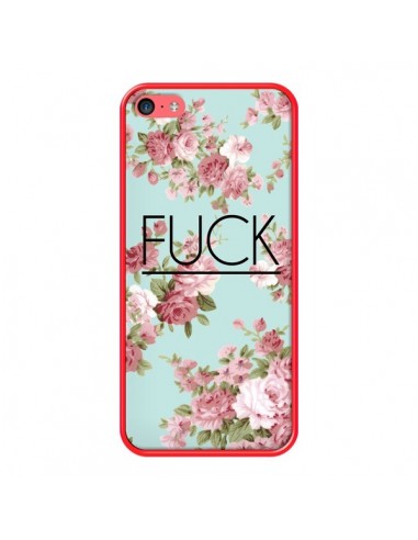 Coque iPhone 5C Fuck Fleurs - Maryline Cazenave