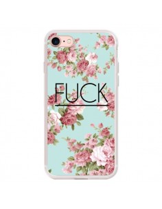 Coque iPhone 7/8 et SE 2020 Fuck Fleurs - Maryline Cazenave