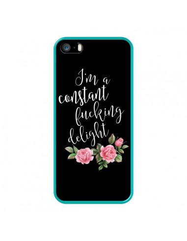 Coque iPhone 5/5S et SE Fucking Delight Fleurs - Maryline Cazenave