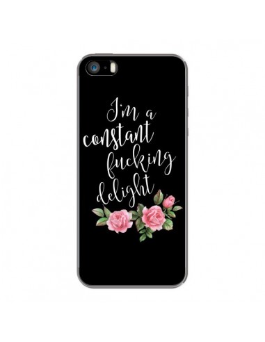 Coque iPhone 5/5S et SE Fucking Delight Fleurs - Maryline Cazenave