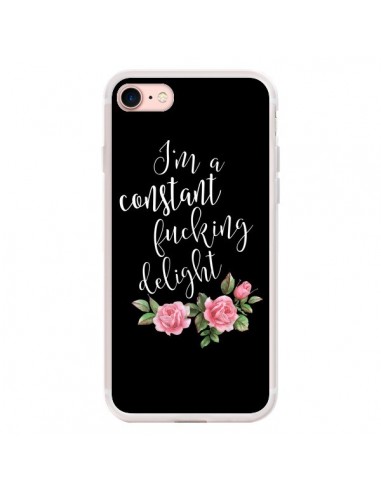Coque iPhone 7/8 et SE 2020 Fucking Delight Fleurs - Maryline Cazenave