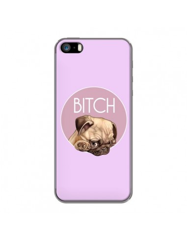 Coque iPhone 5/5S et SE Bulldog Bitch - Maryline Cazenave