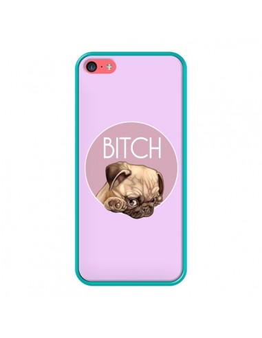 Coque iPhone 5C Bulldog Bitch - Maryline Cazenave