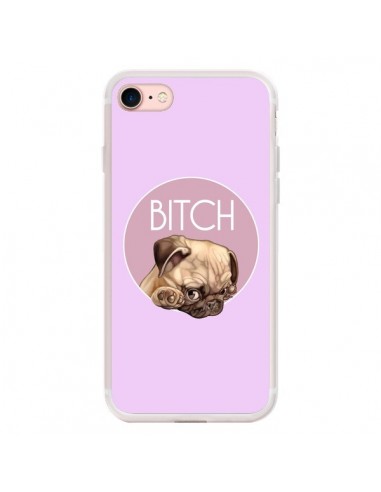 Coque iPhone 7/8 et SE 2020 Bulldog Bitch - Maryline Cazenave