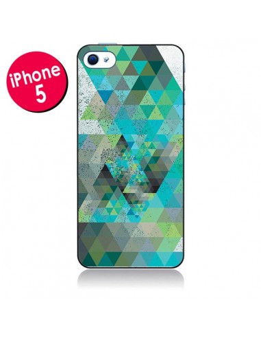 Coque Azteque Gheo Vert pour iPhone 5 - Javier Martinez