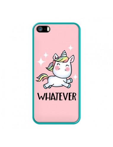 Coque iPhone 5/5S et SE Licorne Whatever - Maryline Cazenave