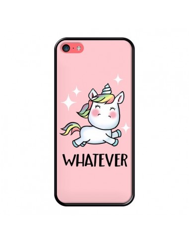 Coque iPhone 5C Licorne Whatever - Maryline Cazenave