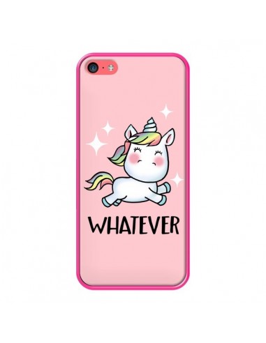 Coque iPhone 5C Licorne Whatever - Maryline Cazenave