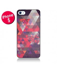 Coque Azteque Gheo Violet pour iPhone 5 - Javier Martinez