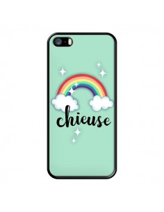 Coque iPhone 5/5S et SE Chieuse Arc en Ciel - Maryline...