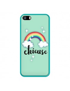 Coque iPhone 5/5S et SE Chieuse Arc en Ciel - Maryline... 2