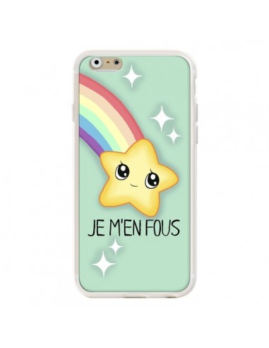 Coque iPhone 6 et 6S Etoile Je m'en fous - Maryline Cazenave